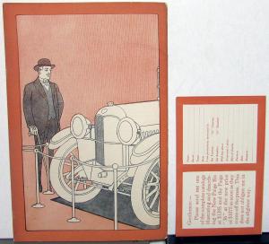 1915 Paige 36 & 46 Roadster Touring Coupe Car Sales Brochure Features Specs Orig