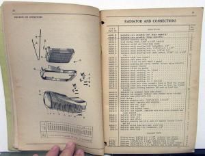 1937-38 International IH MT-39 Model D-5 Trucks Parts Book Catalog Panel Pickup