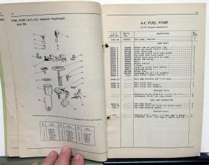 1937-38 International Truck Dealer Parts Catalog IH MT-45 Models D-186T DS-186T