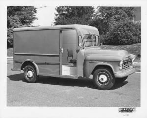 1955 Chevrolet 3800 Truck with Boyertown Body Press Photo 0243