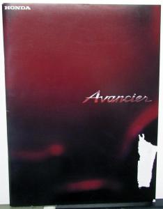 1999 Honda Avancier Japan Dealer Japanese Text Sales Brochure Features Specs