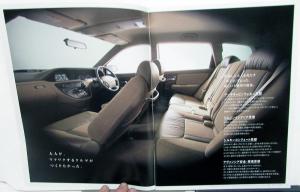 1999 Honda Avancier Japan Dealer Japanese Text Sales Brochure Features Specs