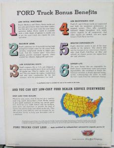 1961 Ford Conventional F500 600 & Tilt Cab C550 600 700 Sales Brochure REVISED