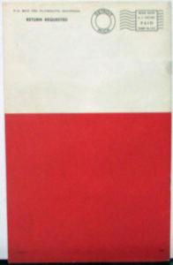1962 Ford Why Heavy Duty Trucks Are More Service Free Booklet Original