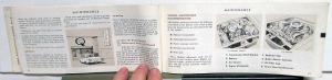 1965 Ford Fairlane Owners Manual Care & Op Instructions Warranty Maintenance