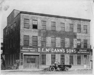 1920s Indiana & Commerce Trucks & Paige Dealership Photo 0003 - DE McCanns Sons