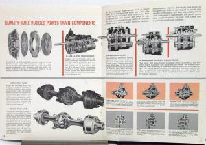 1963 Ford Diesel Single Axle Series F N H 950 1000 1100 Truck Sale Brochure Orig