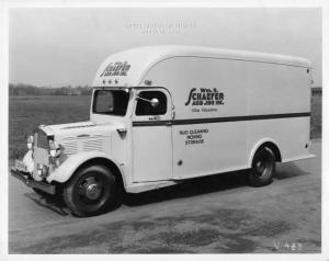 1940s Brockway Truck with Gerstenslager Delivery Body Press Photo 0008