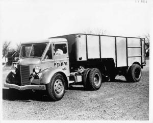 1940s Brockway DPW Truck Press Photo 0010