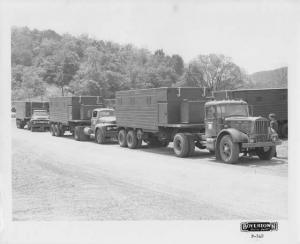 1940s Brockway US Military Trucks Press Photo 0011
