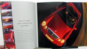 1998 Mercedes-Benz CLK Cabriolets Foreign Dealer German Text Sales Brochure