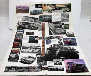 1970 Toyota Canadian Dealer French Text Full Line Car Models Brochure Folder