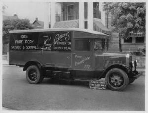 1930s Brockway Truck with Boyertown Body Press Photo 0014 - AC Roberts Pure Pork