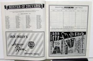 1953 Indianapolis 16th Street Speedway Midget Racing Program Dirt Track Original