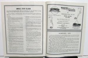 1953 Indianapolis 16th Street Speedway Midget Racing Program Dirt Track Original