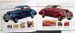 1940 Chevrolet Special Deluxe Master Deluxe Master 85 Color Sales Brochure Orig