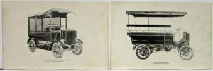 1905-1910 Oldsmobile 16 HP Heavy Delivery & 10 Passenger Coach Car Plate Images