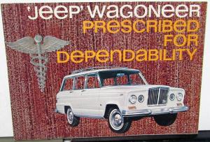 1963 Jeep Wagoneer Dealer Sales Brochure Mailer Dependability Versatility Orig