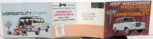 1963 Jeep Wagoneer Dealer Sales Brochure Mailer Dependability Versatility Orig