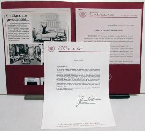 1993 Cadillac - The Presidential Limousine Press Kit - President Clinton