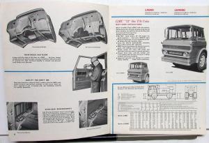 1963 GMC 3500 4000 Truck Tractor V6 Tilt Conventional Sales Brochure Original