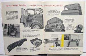 1963 GMC 3500 4000 Truck Tractor V6 Tilt Conventional Sales Brochure Original