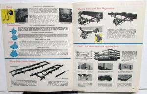 1963 GMC 3500 4000 Truck Tractor V6 Tilt Conventional Sales Brochure Original