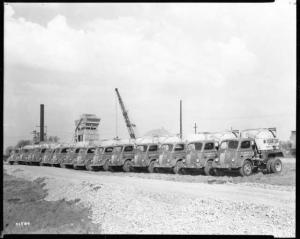 1941 White COE Truck Press Photo 0031 - KC Quarries Co & CA Brockett Co