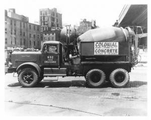 1953 Autocar DC100 Truck Press Photo Lot 0008 - Colonial Sand & Stone Co