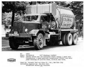 1953 Autocar DC10364S-OH Truck Press Photo Lot 0010 - Colonial Sand & Stone Co