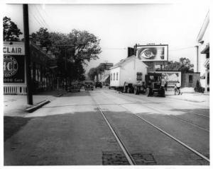 1920s White Truck House Moving via Trailer Lot of Photos 0032 McRae Ouderkirk Co
