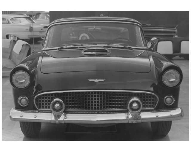 1956 Ford Thunderbird Front End Factory Press Photo 0222