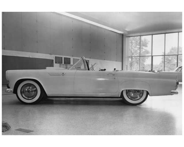 1955 Ford Thunderbird Driver Side View Press Photo 0229