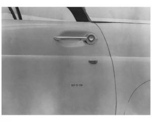 1955 Ford Thunderbird Study in Door Handle Design Press Photos Lot 0231