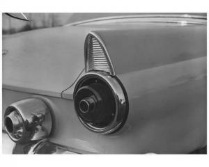 1955 Ford Thunderbird Rear Fin and Exhaust Port Design Study Press Photo 0235