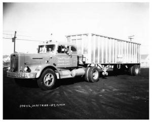 1953 Autocar DC-75 Truck Press Photo 0011 - Edward M Rude Carrier Corp