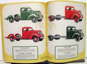 1938 Chevrolet Truck Pickup Panel Stake Suburban Carryall Sales Brochure Orig