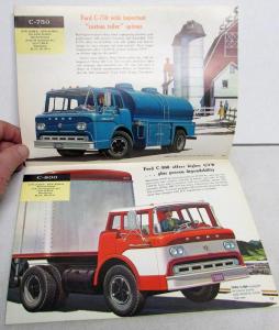 1960 Ford HD Truck Models F C 700 750 800 Heavy Duty Sale Brochure Dtd Aug 59