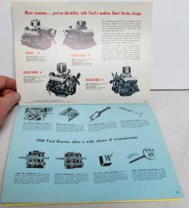 1960 Ford HD Truck Models F C 700 750 800 Heavy Duty Sale Brochure Dtd Aug 59