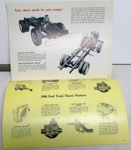 1960 Ford HD Truck Models F C 700 750 800 Heavy Duty Sale Brochure Dtd Aug 59