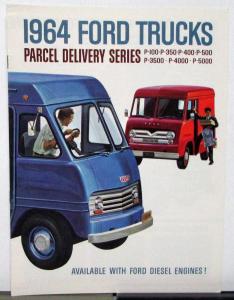 1964 Ford Parcel Delivery Truck Series P 100 to 5000 Sales Brochure Original