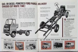 1964 Ford Parcel Delivery Truck Series P 100 to 5000 Sales Brochure Original