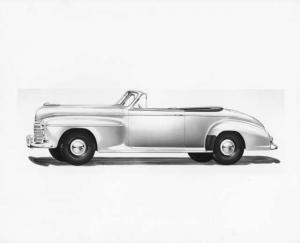 1941 Oldsmobile Series 66 Convertible Illustrative Press Photo 0249