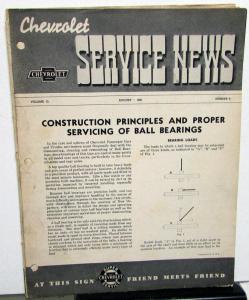 1941 Chevrolet Service News 10 Volumes Dealer Repair Procedures 1942 Unveil 42