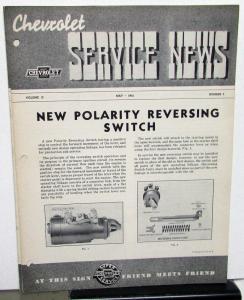 1941 Chevrolet Service News 10 Volumes Dealer Repair Procedures 1942 Unveil 42