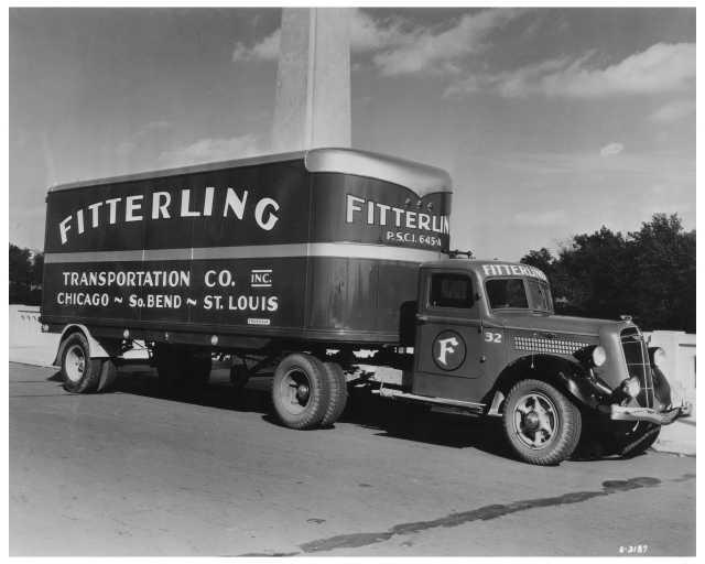 1936 Studebaker Truck Press Photo 0082 - Fitterling Transportation Company Inc