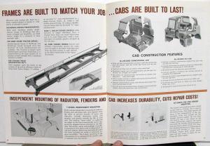 1965 Ford Diesel Tandem Axle Truck Series T NT HT Sales Folder Original