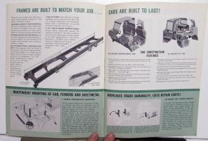 1965 Ford Gas Tandem Axle Trucks Series T CT NT HT REVISED Sales Brochure