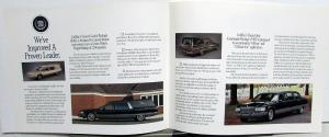 1993 Cadillac Dealer Professional Car Sales Brochure Funeral Coach Hearse Limo