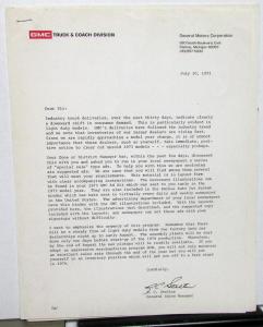 1973 GMC Truck Dealer Newspaper Ads Promotion Packet Pickup